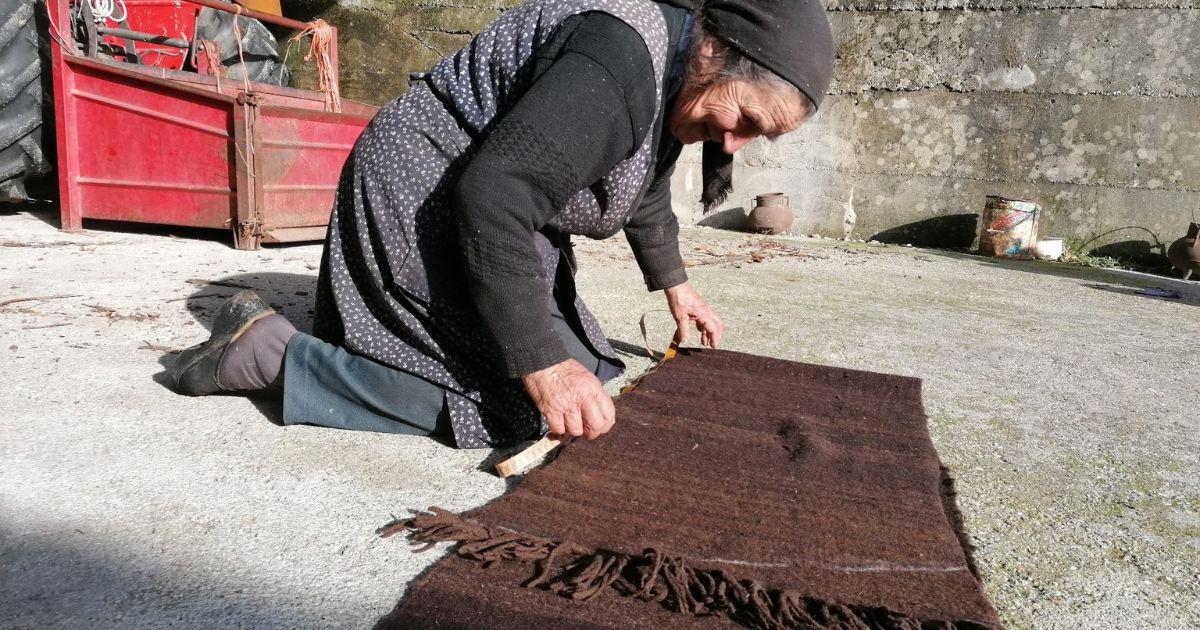 Paula Oliveira recriou ciclo da l&atilde; no Barroso. Foto: Clemence Guopillot